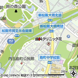 三重県松阪市内五曲町26周辺の地図