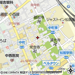 三重県松阪市中町1966周辺の地図