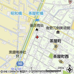 岡山県倉敷市茶屋町106周辺の地図