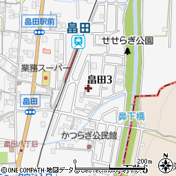 阪奈公民館周辺の地図