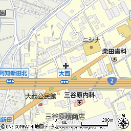 岡山県倉敷市中島1358周辺の地図