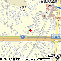 岡山県倉敷市中島868周辺の地図