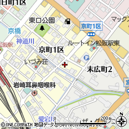 三重県松阪市京町１区周辺の地図