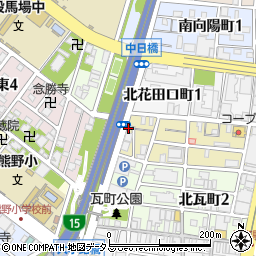 関西綜合事務所周辺の地図