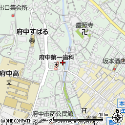 広島県府中市出口町886周辺の地図