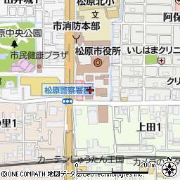 松原商工会議所周辺の地図