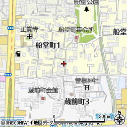 寶蔵神社周辺の地図