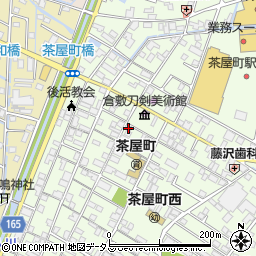 岡山県倉敷市茶屋町169-6周辺の地図