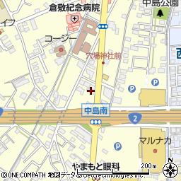岡山県倉敷市中島2711周辺の地図