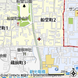 大阪府堺市北区船堂町2丁1-6周辺の地図