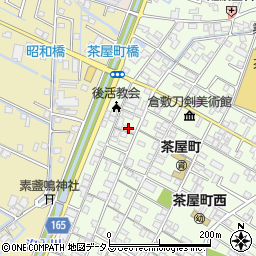 岡山県倉敷市茶屋町102周辺の地図