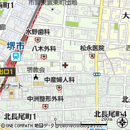 堺東雲郵便局周辺の地図