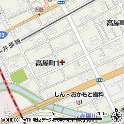 岡山県井原市高屋町1丁目19-12周辺の地図