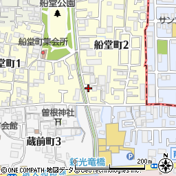 大阪府堺市北区船堂町2丁1-8周辺の地図