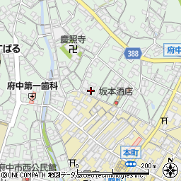 広島県府中市出口町332周辺の地図