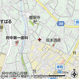広島県府中市出口町336周辺の地図