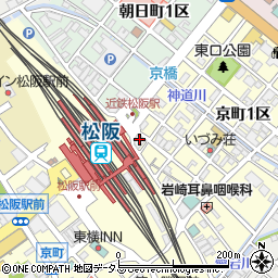 ビー・エスコート松阪店周辺の地図