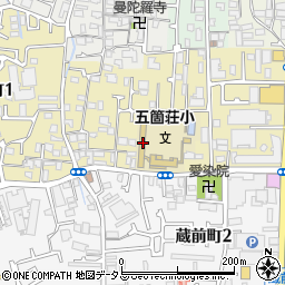 堺市立五箇荘小学校周辺の地図
