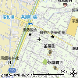 岡山県倉敷市茶屋町169-1周辺の地図
