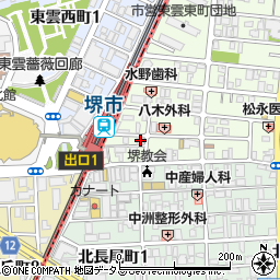 ソラーナ堺市駅周辺の地図