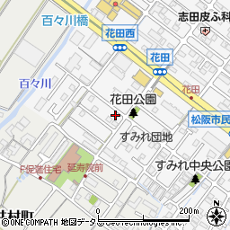 三重県松阪市川井町579-3周辺の地図
