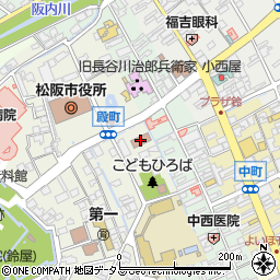 松阪市役所　教育委員会事務局学校支援課教育課程係周辺の地図