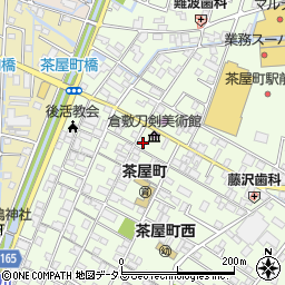 岡山県倉敷市茶屋町174周辺の地図