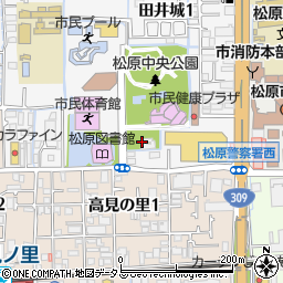 桜珈琲 松原店周辺の地図