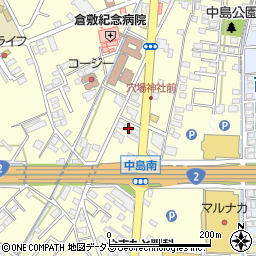 岡山県倉敷市中島2707周辺の地図