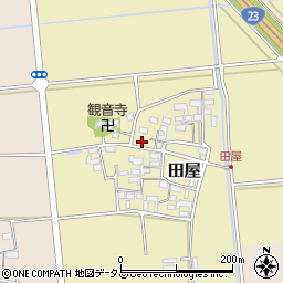 三重県多気郡明和町田屋557-1周辺の地図