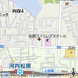 牧主都市開発株式会社松原店周辺の地図