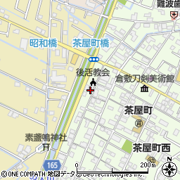 岡山県倉敷市茶屋町54周辺の地図