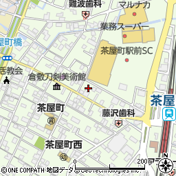 岡山県倉敷市茶屋町267-2周辺の地図