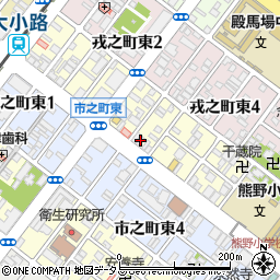 ヒューマンステージ株式会社　堺泉佐野支店周辺の地図