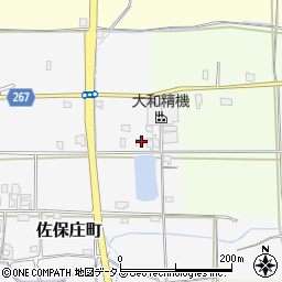 奈良県天理市佐保庄町508周辺の地図