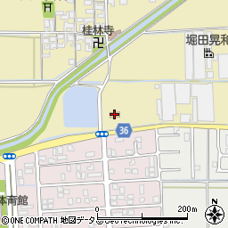 ファミリーマート天理九条町店周辺の地図