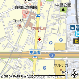 岡山県倉敷市中島2222周辺の地図
