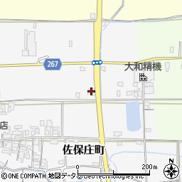 奈良県天理市佐保庄町487周辺の地図