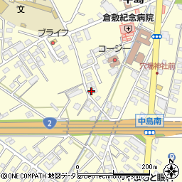 岡山県倉敷市中島867周辺の地図