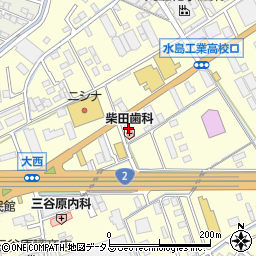岡山県倉敷市中島1372周辺の地図