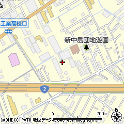 岡山県倉敷市中島1547周辺の地図