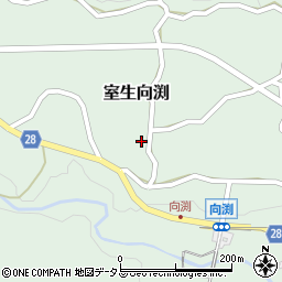 奈良県宇陀市室生向渕3450周辺の地図