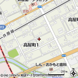 岡山県井原市高屋町1丁目19-2周辺の地図