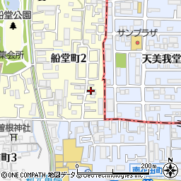 大阪府堺市北区船堂町2丁18周辺の地図