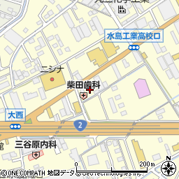 岡山県倉敷市中島1374周辺の地図