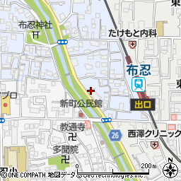 大阪狭山線周辺の地図