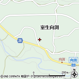 奈良県宇陀市室生向渕3495周辺の地図