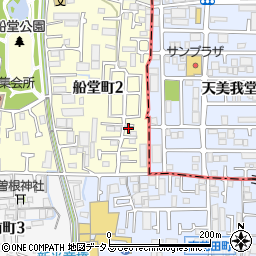 大阪府堺市北区船堂町2丁18-20周辺の地図