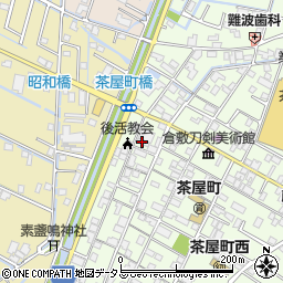 岡山県倉敷市茶屋町102-3周辺の地図