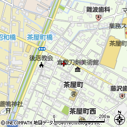 岡山県倉敷市茶屋町177-4周辺の地図